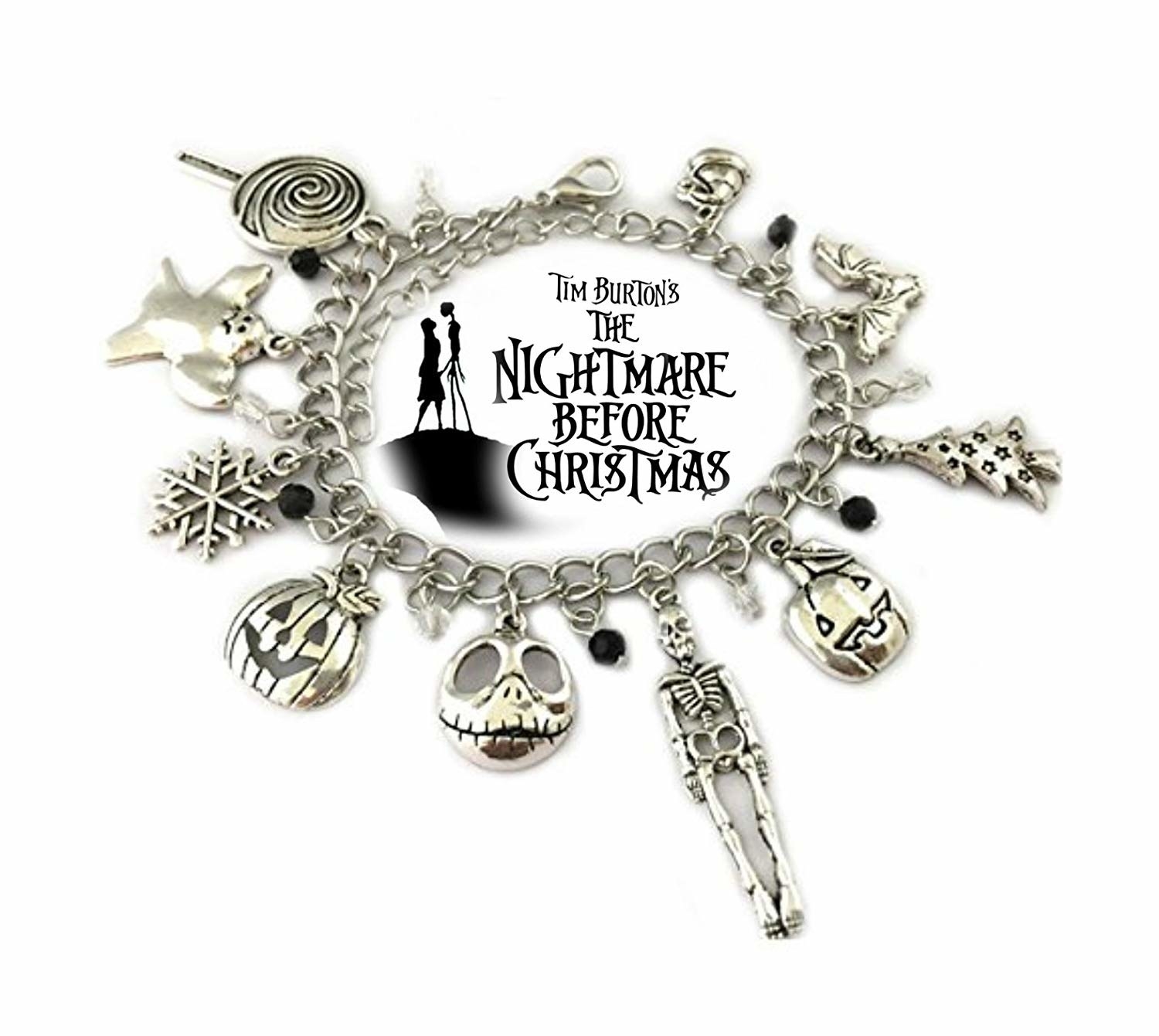 Nightmare Before Christmas Disney Light Up Necklace Jack Skellington TWO  Sets | eBay